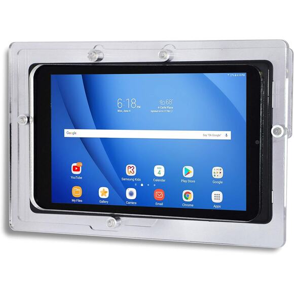 Wall Mount Tablet Enclosure, Acrylic Anti-Theft for Samsung 10.4" Tablet TabCare - Picture 1 of 2